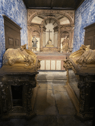 Tombs of Saint Aurelius and Saint Pacifico at the Our Lady of Mercy Chapel at the Porto Cathedral
