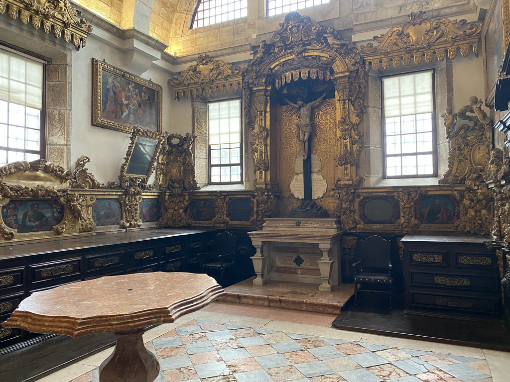 Interior of the Sacristy of the Porto Cathedral