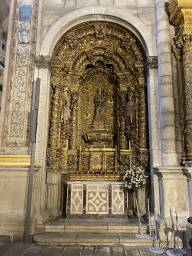 Altar at the south transept of the Porto Cathedral