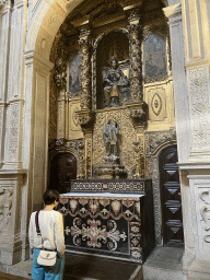 Altar at the south transept of the Porto Cathedral