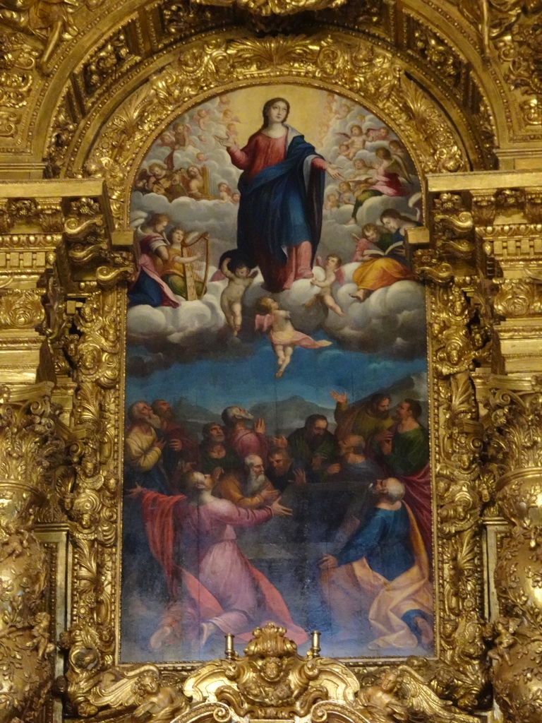 Fresco at the altarpiece of the Porto Cathedral