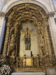 Altar at the north transept of the Porto Cathedral