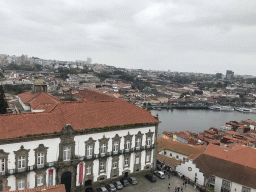 The Terreiro da Sé square, the Paço Episcopal do Porto palace, the Douro river and Vila Nova de Gaia, viewed from the South Tower of the Porto Cathedral