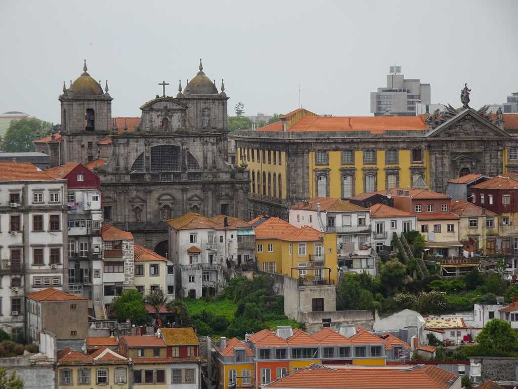 The Igreja de São Bento da Vitória church and the Portuguese Centre of Photography, viewed from the South Tower of the Porto Cathedral