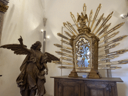 Statue and closet at the Chapter Room at the Porto Cathedral