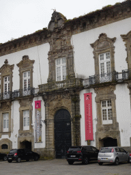 Front of the Paço Episcopal do Porto palace at the Terreiro da Sé square