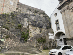 Staircase from the Largo do Colégio square to the Miradouro da Rua das Aldas viewpoint