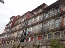 Facades of buildings at the Cais da Estiva street