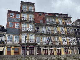 Facades of buildings at the Cais da Estiva street