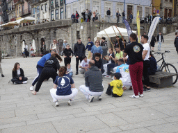 People dancing at the Largo do Terreiro square