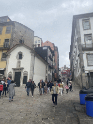 The Largo do Terreiro square with the Capela de Nossa Senhora do Ó church, the Rua da Alfândega street and the Mercado Ferreira Borges market