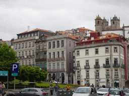 The Praça do Infante D. Henrique square with the towers of the Igreja dos Grilos church and the Porto Cathedral