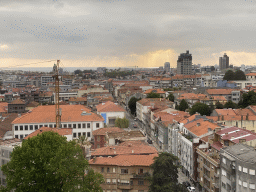 The city center, viewed from a hallway at the Hotel Vila Galé Porto