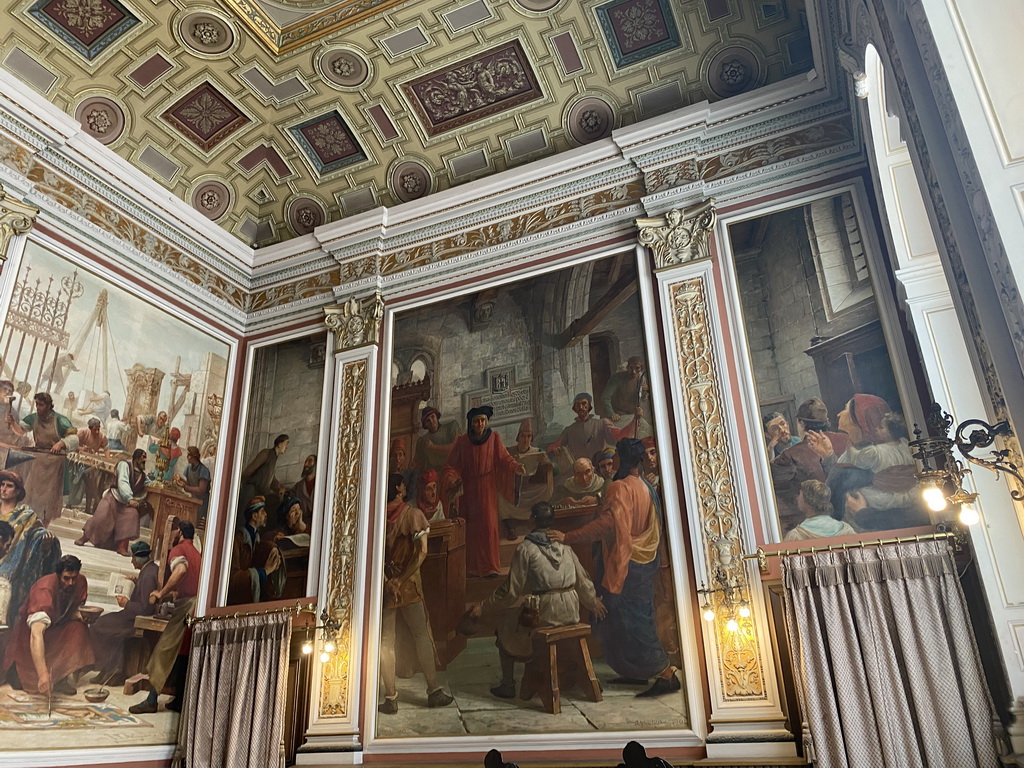 Interior of the Court Room at the south side of the upper floor of the Palácio da Bolsa palace