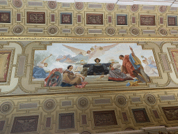 Painting on the ceiling of the Court Room at the south side of the upper floor of the Palácio da Bolsa palace