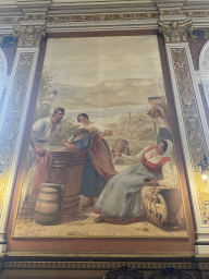 Painting at the Court Room at the south side of the upper floor of the Palácio da Bolsa palace