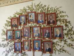 Portraits at the Former Presidents Gallery at the southeast side of the upper floor of the Palácio da Bolsa palace
