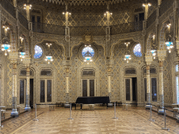 West side of the Arab Room at the northwest side of the upper floor of the Palácio da Bolsa palace