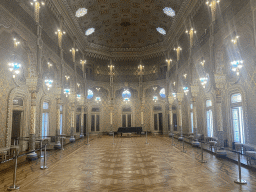 West side of the Arab Room at the northwest side of the upper floor of the Palácio da Bolsa palace