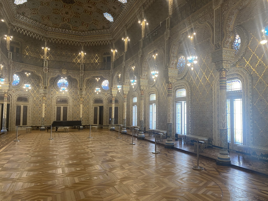 Northwest side of the Arab Room at the northwest side of the upper floor of the Palácio da Bolsa palace