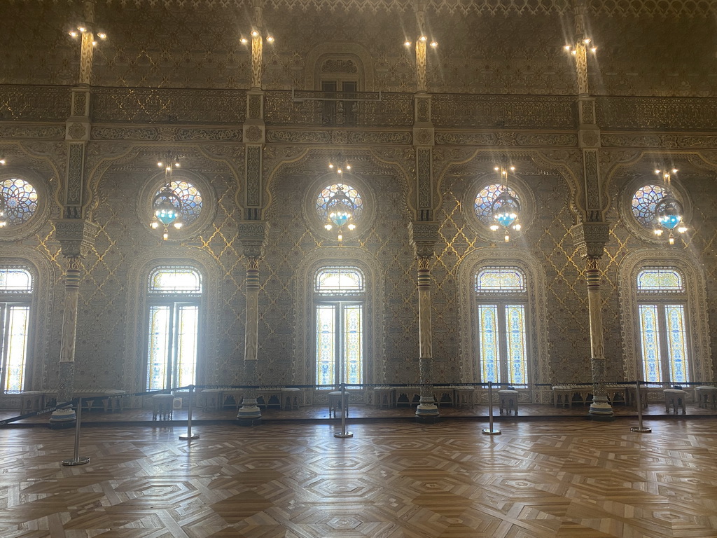 North side of the Arab Room at the northwest side of the upper floor of the Palácio da Bolsa palace