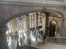 The west gallery at the ground floor of the Palácio da Bolsa palace, viewed from the Noble Staircase