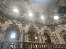 Upper part of the Noble Staircase at the west side of the Palácio da Bolsa palace