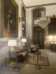 Interior of a room at the southeast side of the ground floor of the Palácio da Bolsa palace