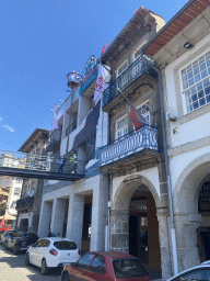 Front of the World of Discoveries museum at the Rua de Miragaia street