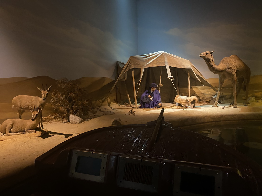 The North Africa section of the boat ride at the World of Discoveries museum