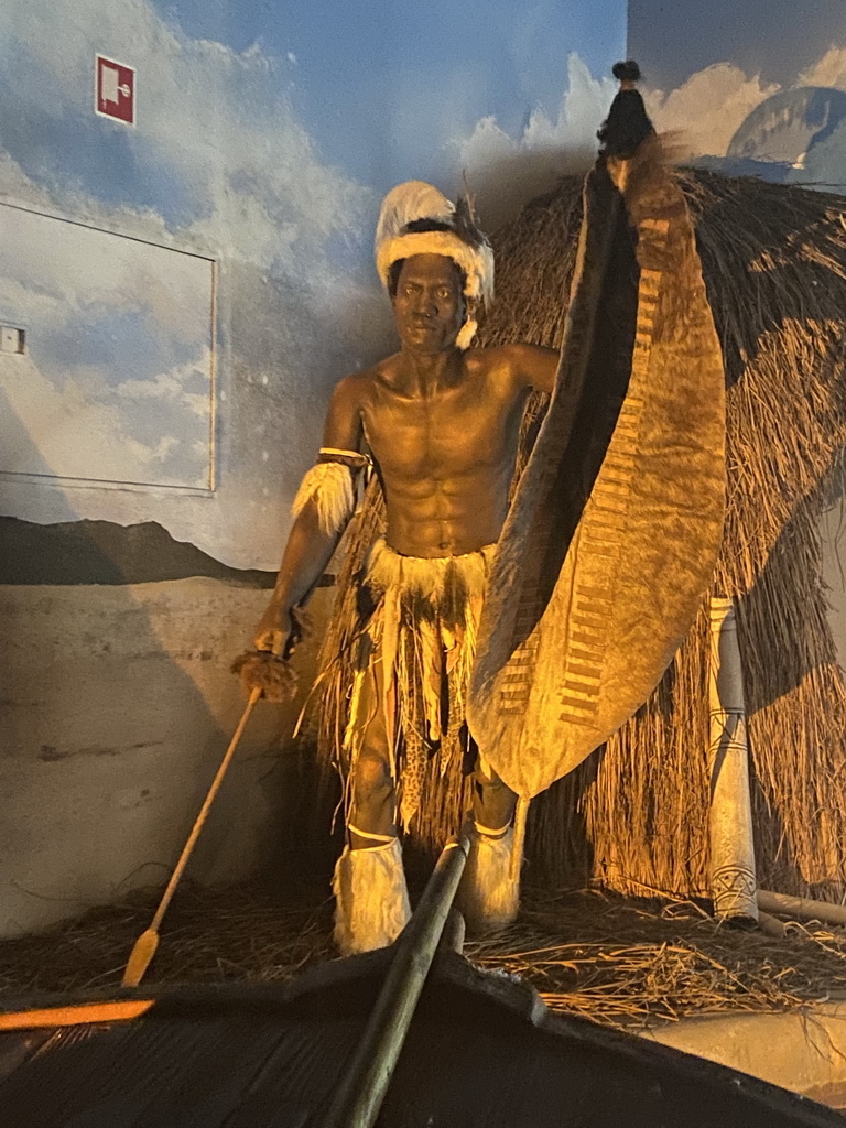 Statue at the Black Africa section of the boat ride at the World of Discoveries museum