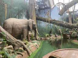 The Equatorial Forests section of the boat ride at the World of Discoveries museum