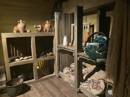 Pottery, clothes and food at the On the Deck room at the World of Discoveries museum