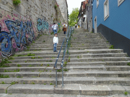 Max at the Escada dos Guindais staircase