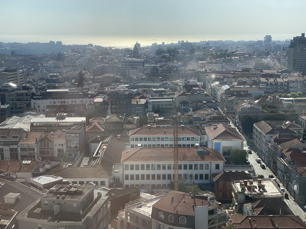 The city center, viewed from the swimming pool at the Hotel Vila Galé Porto