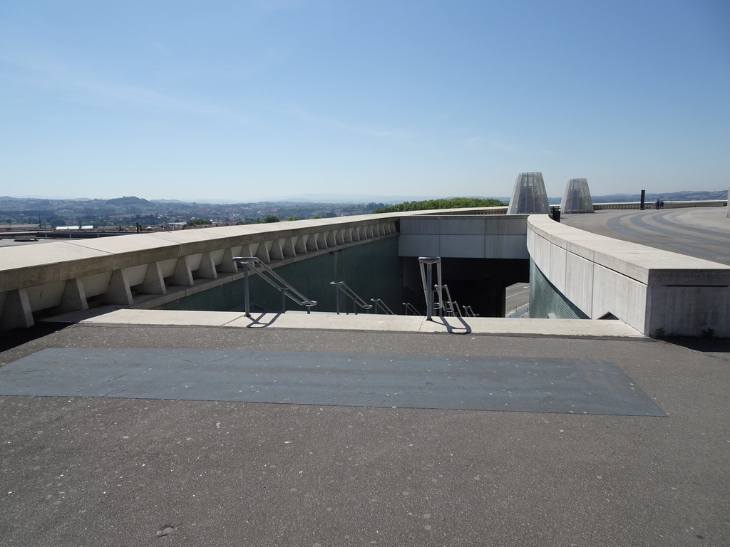 Staircase from the east side of the Estádio do Dragão stadium to the Via Futebol Clube de Porto street