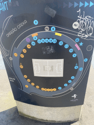 Map of the entrances to the Estádio do Dragão stadium