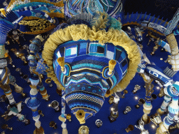 Trophies hanging from the ceiling in front of the FC Porto Museum at the Estádio do Dragão stadium