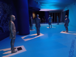 Statues at the entrance of the FC Porto Museum at the Estádio do Dragão stadium