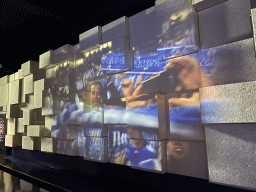 Wall with supporter images at the FC Porto Museum at the Estádio do Dragão stadium