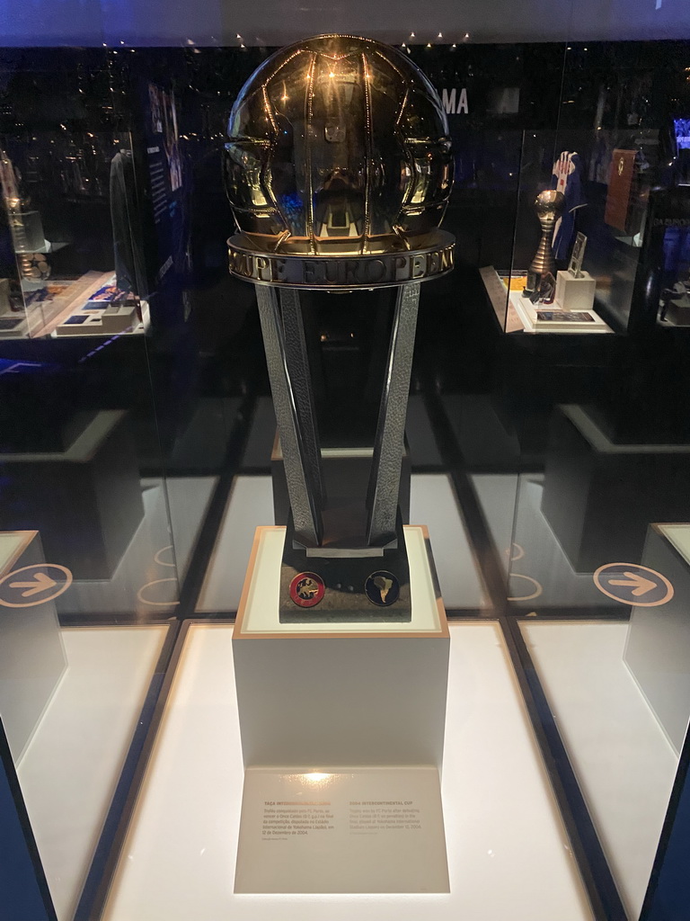 The 2004 Intercontinental Cup at the FC Porto Museum at the Estádio do Dragão stadium, with explanation