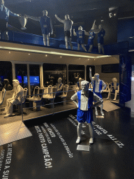 Statues at the FC Porto Championship Bus at the FC Porto Museum at the Estádio do Dragão stadium