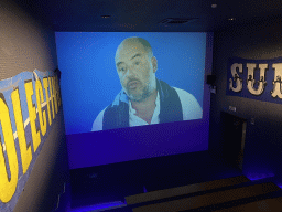 Small cinema room at the FC Porto Museum at the Estádio do Dragão stadium