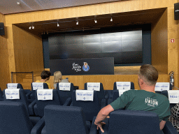 Interior of the Press Conference Room at the Estádio do Dragão stadium