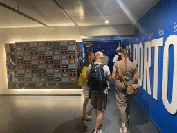 Hallway at the Estádio do Dragão stadium