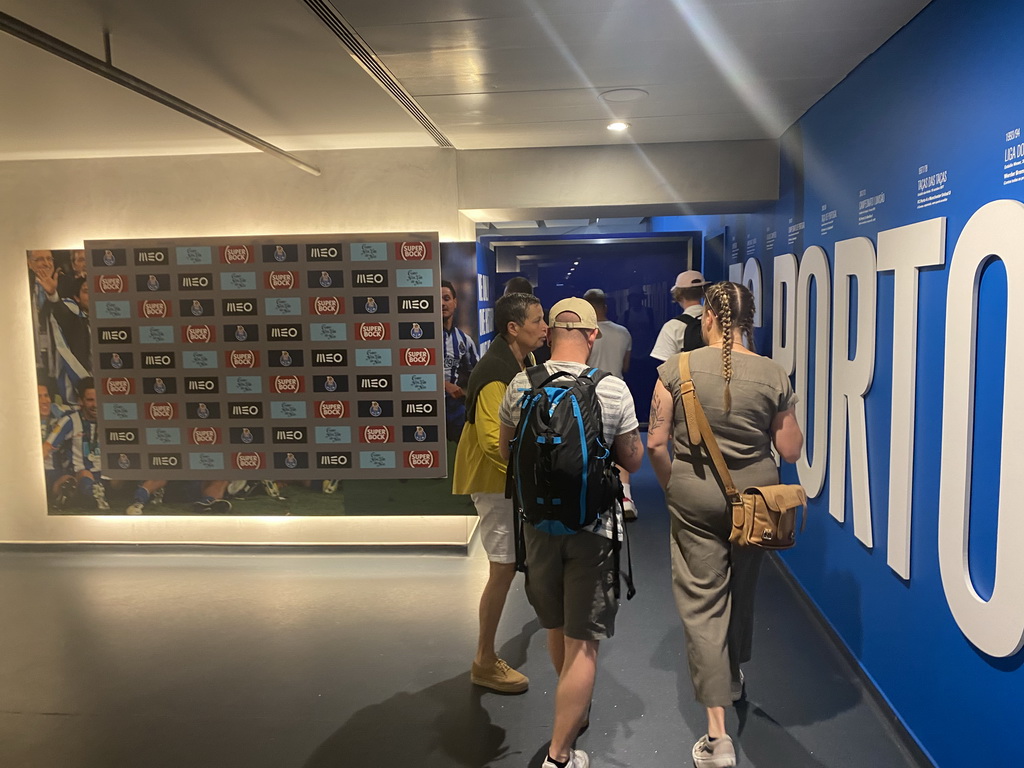 Hallway at the Estádio do Dragão stadium