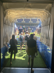 Entrance to the pitch of the Estádio do Dragão stadium