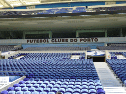 The west grandstand of the Estádio do Dragão stadium, viewed from the pitch