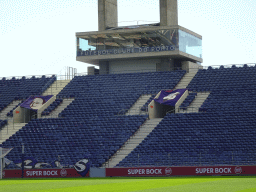 The pitch and the south grandstand of the Estádio do Dragão stadium