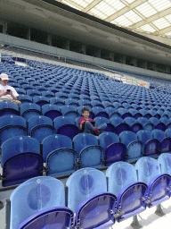 Max at the west grandstand of the Estádio do Dragão stadium